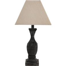 Hill 1975 Incia Fluted Wooden Table Lamp