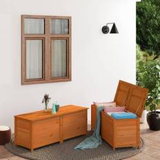 vidaXL Outdoor Box Chair Cushions Brown, Natural