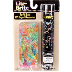 Schylling Basic Fun Lite-Brite Peg and Template Refill Pack