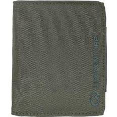 Lifeventure LIHMM RFiD-skyddad plånbok tillverkad av miljövänligt återvunnet material, olivfärgad, en