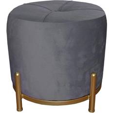 Gold Foot Stools Dkd Home Decor S3023309 Foot Stool 34cm