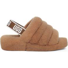 Sheepskin Slippers & Sandals UGG Fluff Yeah - Chestnut
