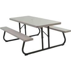 Lifetime 6-foot Classic Folding Picnic Table Brown