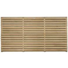 Forest Garden 2'11'' 5'11'' 91 180cm Contemporary Double Slatted Fence