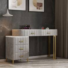 Gold Dressing Tables Homary Extendable Dressing Table 40x100cm