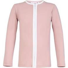 Pink UV Shirts Petit Crabe Etoile Zipper Swim Shirt L/S - Rose Nude