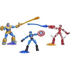 Avengers Bend Flex Iron Man Captain America Thanos Figures