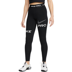 Nike Sportswear Garment Tights & Stay-Ups Nike Pro Women's Mid-Rise Full-Length Graphic Training Leggings