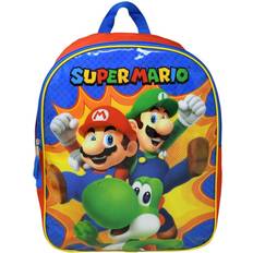 Accessory Innovations Super Mario 15'' Backpack with Plain Front, Blue