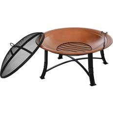 OutSunny Fire Pits & Fire Baskets OutSunny Large Bowl Metal Firepit 76