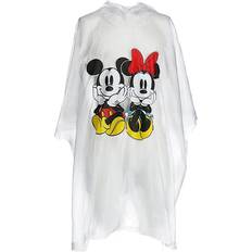 Disney Outerwear Disney Youth Mickey Minnie Sitting Family Rain Poncho - Clear