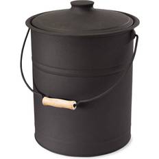 Plow & Hearth charcoal Charcoal Black Galvanized Ash Bucket