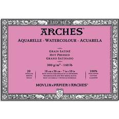 Arches Watercolour Block Hot Pressed 20 Sheets 18cm x 26cm
