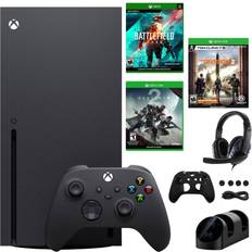 Xbox series x console Microsoft Xbox Series X 1TB Console with Games and Accessories Kit