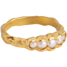 Matte Rings ENAMEL Copenhagen Idora Ring - Gold/Pearls