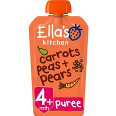 Lemon/Lime Baby Food & Formulas Ella's Kitchen Carrots, Peas + Pears Puree 120g