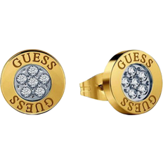 Guess Earrings Guess Studs Party Earrings - Gold/Transparent