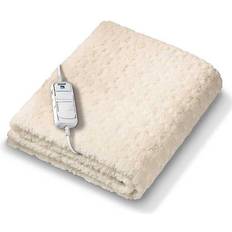 Double electric blankets Beurer Monogram Electric Blanket Cream