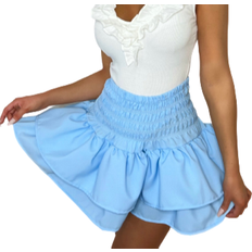 GlamDoll Fashion Frankie High Waisted Tiered Mini Skirt