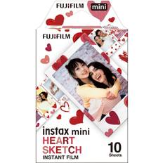 Fujifilm Instax Mini Heart Sketch Film 10 Pack