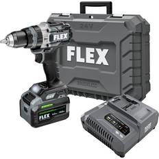 Flex 24V Hammer Drill 1/2" 2 Speed with Turbo Stacked Lithium Battery Kit