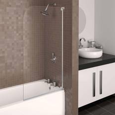 Showers Aqualux Curved Bath Shower