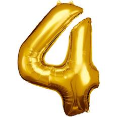 Amscan Gold Large Number Balloon 4