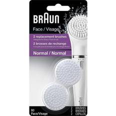 Braun Facial Skincare Braun Braun Face SE80 Replacement Brushes of 2 WHITE