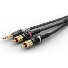 Hicon Cable HBP-3SC2-0600 Audio/phono Cable [1x Jack plug 3.5 2x RCA plug phono] 6.00 m