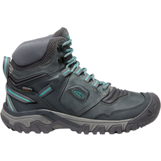 49 ½ - Women Hiking Shoes Keen Ridge Flex Mid WP W - Steel Grey/Porcelain