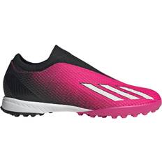 Adidas Turf (TF) - Unisex Football Shoes adidas X Speedportal.3 Laceless Turf - Team Shock Pink 2/Zero Metalic/Core Black