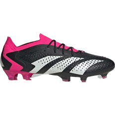 Adidas 7 - Men Football Shoes adidas Predator Accuracy.1 Low Firm Ground - Core Black/Cloud White/Team Shock Pink 2