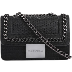 Carvela Mini Bailey Crossbody Bag - Black/Silver