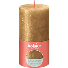 Bolsius Bloklys shimmer H.13 cm Candle 13cm