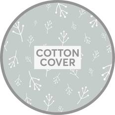 Dreamgenii Pregnancy Support Cotton Pillow Case Grey, White