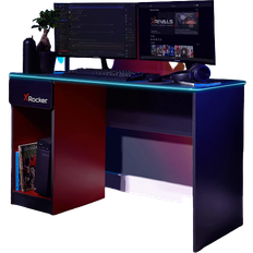 X Rocker Carbon-Tek Gaming Desk - Grey, 1235x535x755mm