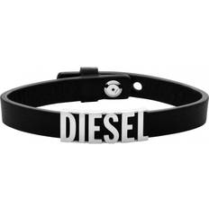 Matte Bracelets Diesel ID Bracelet - Silver/Black