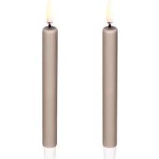 Beige LED Candles Uyuni Mini Taper LED Candle 13.8cm 2pcs