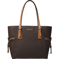 Brown Totes & Shopping Bags Michael Kors Voyager Medium Logo Tote Bag