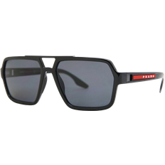 Prada Grey Sunglasses Prada Linea Rossa Polarized PS01XS 1AB02G