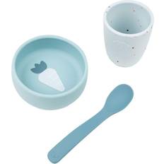 Done By Deer Silicone First Meal Set - Blue