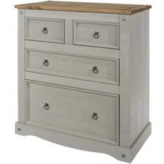 Pine Chest of Drawers Core Products Halea Chest of Drawer 91x103.8cm
