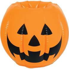Beistle Inflatable Jack-O-Lantern Party Cooler Prop Black/Orange One-Size