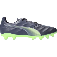 Grey - Men Football Shoes Puma King Pro 21 FG M - Periscope/Fizzy Light