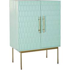 Turquoise Cabinets Dkd Home Decor rack Metal Sideboard
