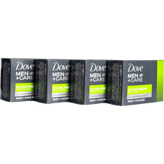 Dove Men Bar Soaps Dove Men+Care Body + Face Bar Extra Fresh 4-pack