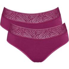 Purple Knickers Sloggi Hipster Medium Period Pants 2-pack - Wine
