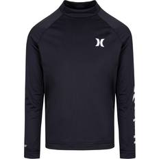 XS Bathing Suits Children's Clothing Hurley Boy's UPF 50 Plus Rash Guard T-shirt - Black