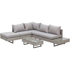 Metal Outdoor Lounge Sets Garden & Outdoor Furniture OutSunny 860-143V70 Outdoor Lounge Set, 1 Table incl. 2 Sofas