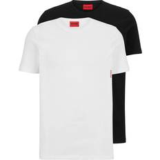 HUGO BOSS Crew-neck T-shirts 2-pack - Black/White